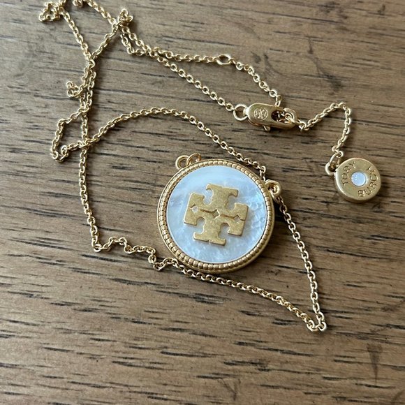 Tory Burch Jewelry Tory Burch Mother Of Pearl Logo Medallion